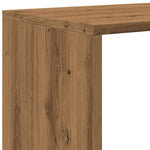 Room Divider Bookcase 4 - Tier Artisan Oak 131.5x29x131.5 cm Engineered Wood - Bargainia.com - 