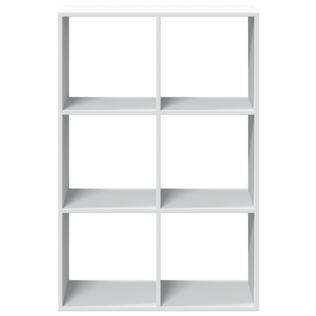 Room Divider Bookcase White 69.5x29x103.5 cm Engineered Wood - Bargainia.com - 8721158500533 - 858012