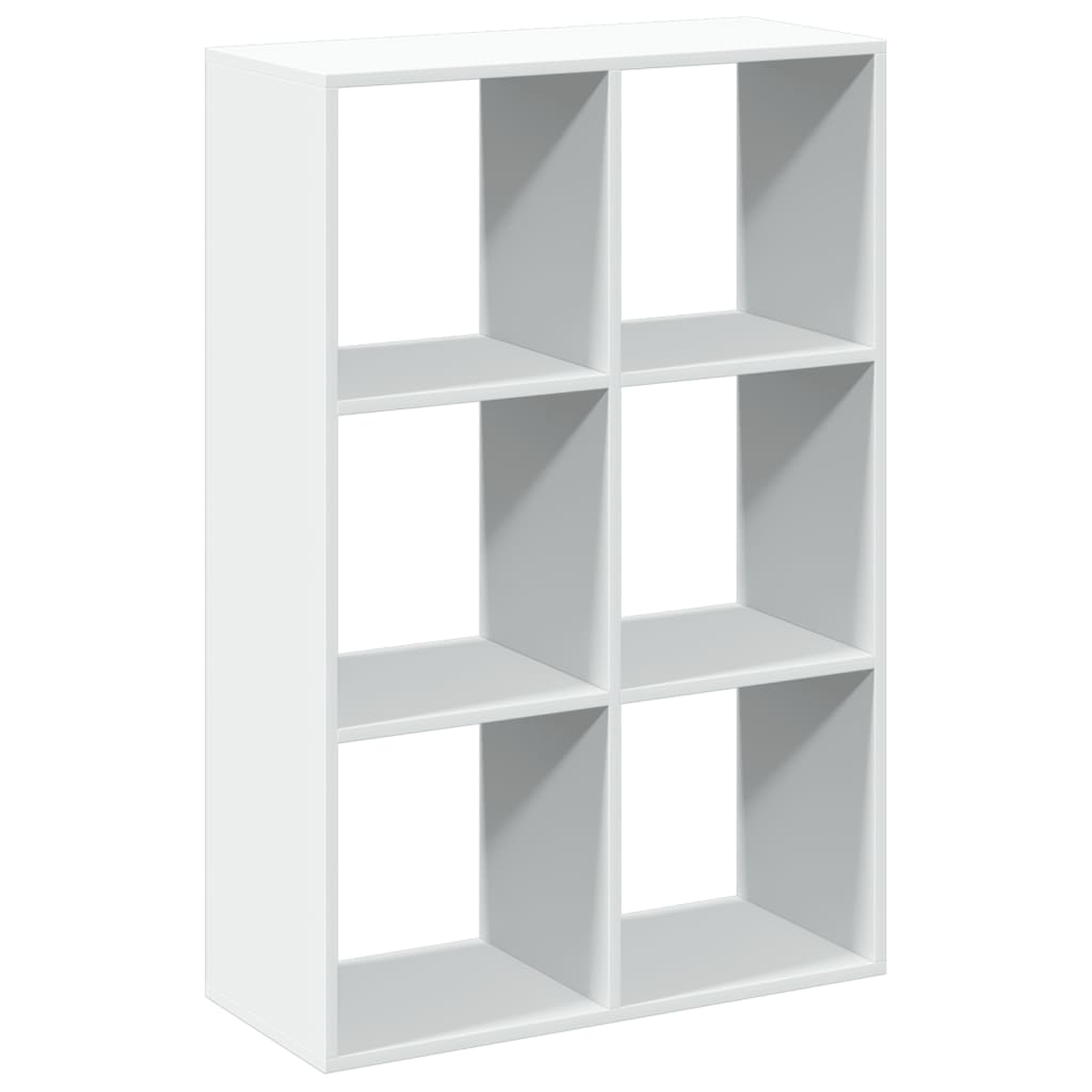 Room Divider Bookcase White 69.5x29x103.5 cm Engineered Wood - Bargainia.com - 8721158500533 - 858012