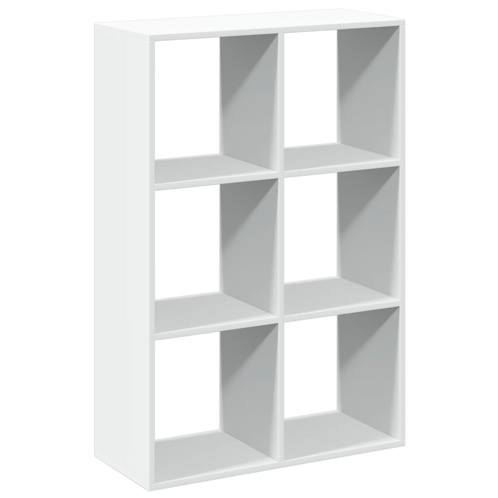 Room Divider Bookcase White 69.5x29x103.5 cm Engineered Wood - Bargainia.com - 8721158500533 - 858012