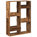 Room Divider Old Wood 100x33x135 cm Engineered Wood - Bargainia.com - 