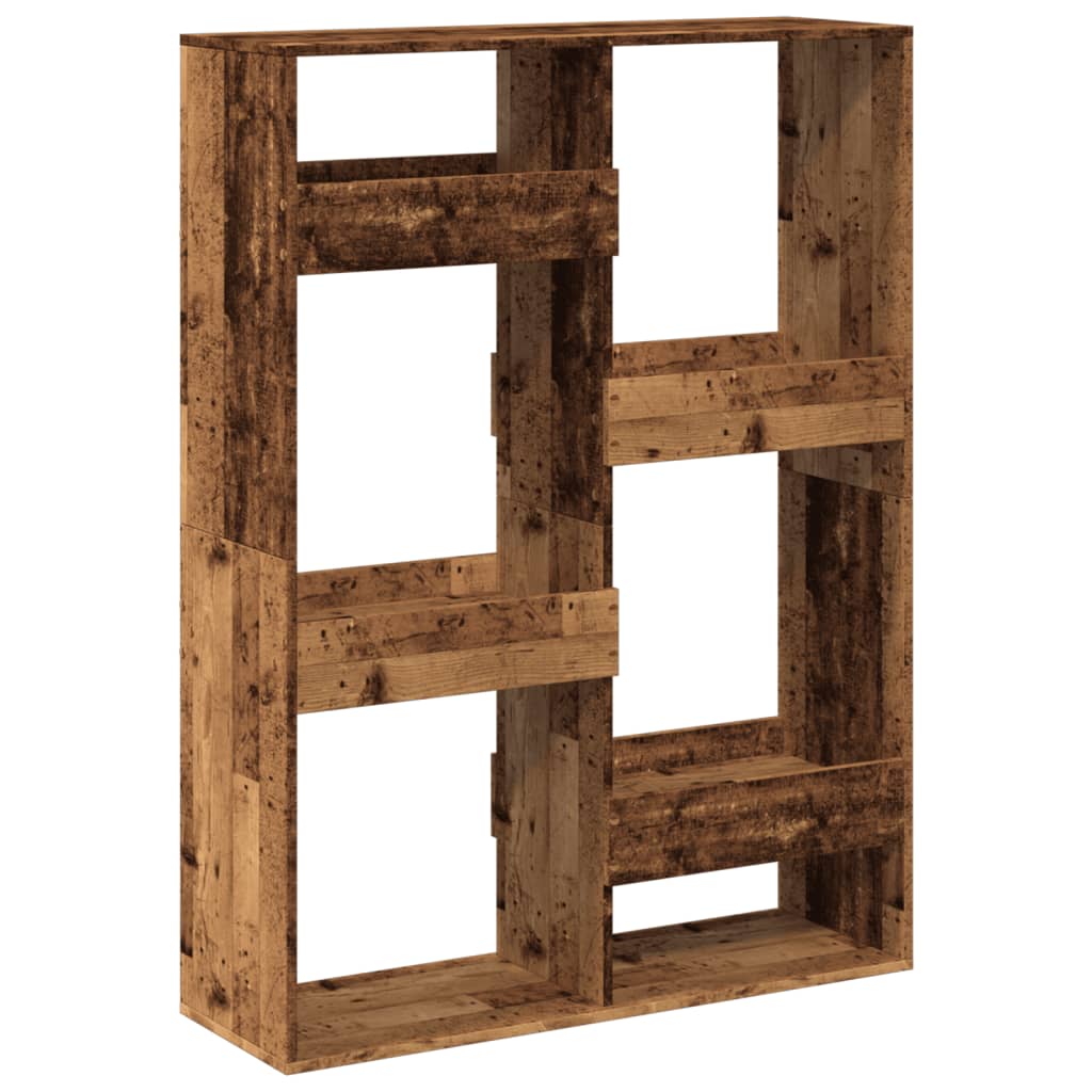 Room Divider Old Wood 100x33x135 cm Engineered Wood - Bargainia.com - 