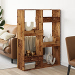 Room Divider Old Wood 100x33x135 cm Engineered Wood - Bargainia.com - 