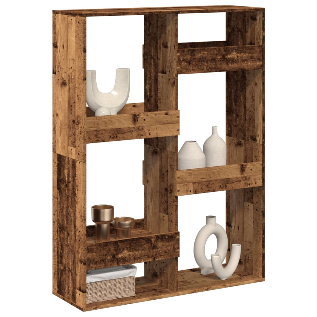 Room Divider Old Wood 100x33x135 cm Engineered Wood - Bargainia.com - 8721158403971 - 3309562