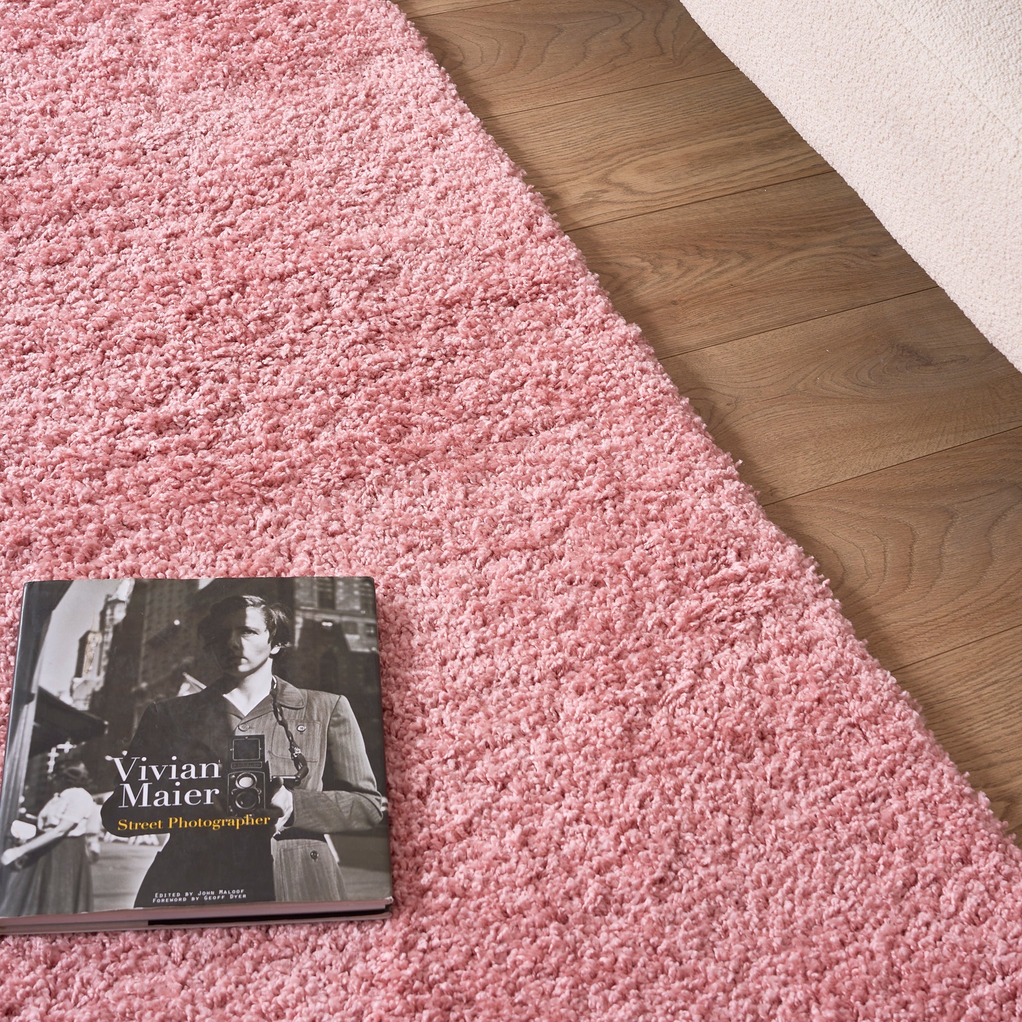 Rose Pink Thick Shaggy Rug - California Rugs Rug Masters