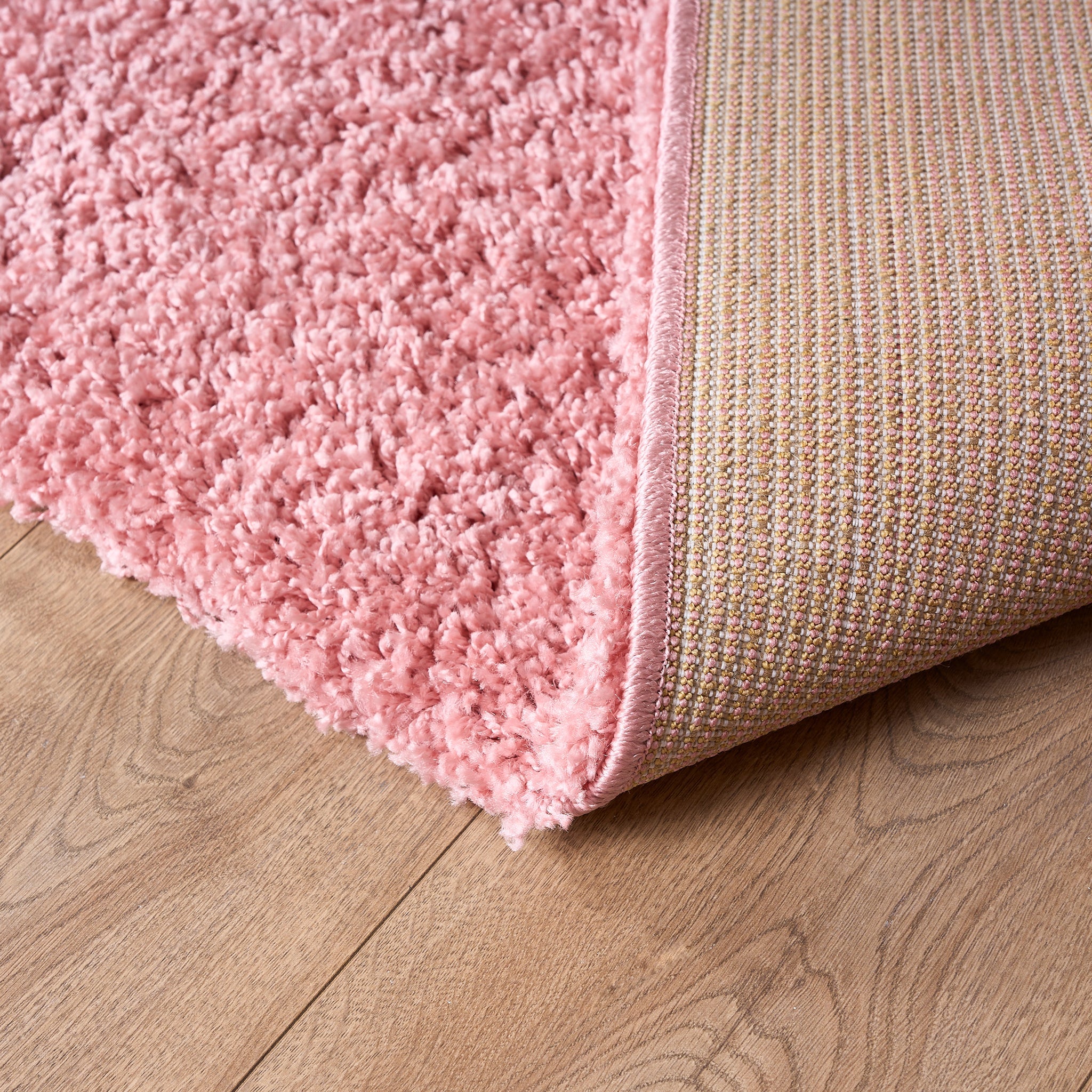 Rose Pink Thick Shaggy Rug - California Rugs Rug Masters