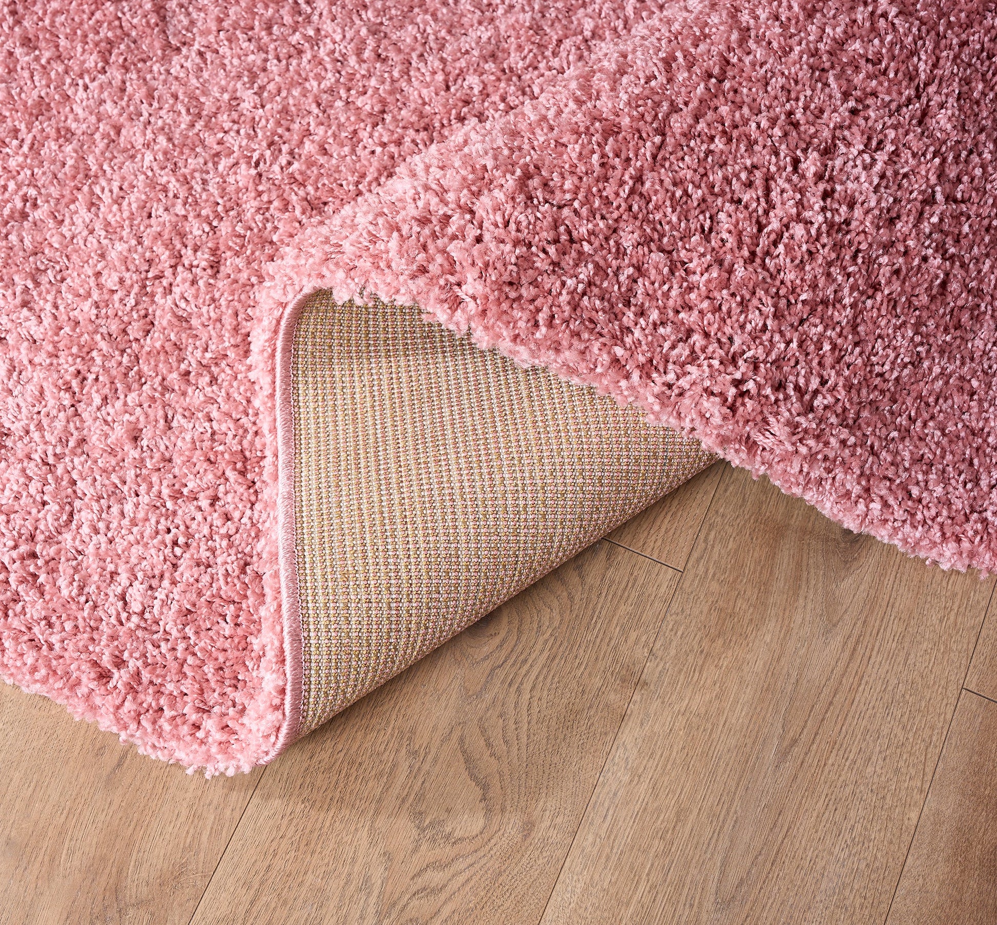 Rose Pink Thick Shaggy Rug - California Rugs Rug Masters