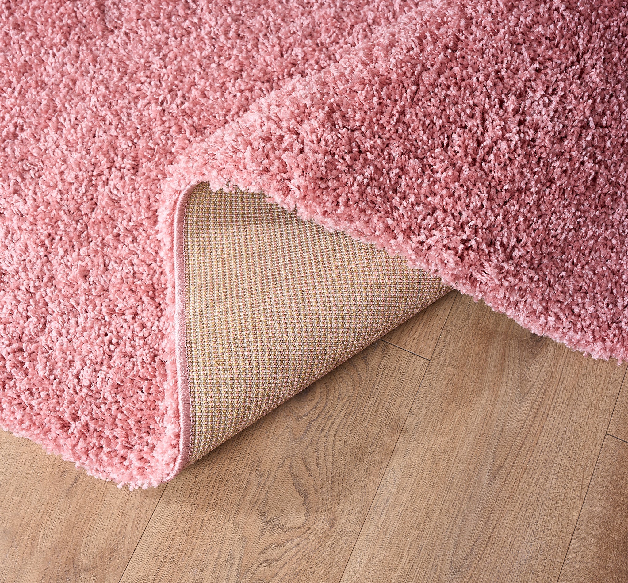 Rose Pink Thick Shaggy Rug - California Rugs Rug Masters