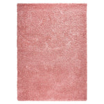 Rose Pink Thick Shaggy Rug - California - Bargainia.com - 