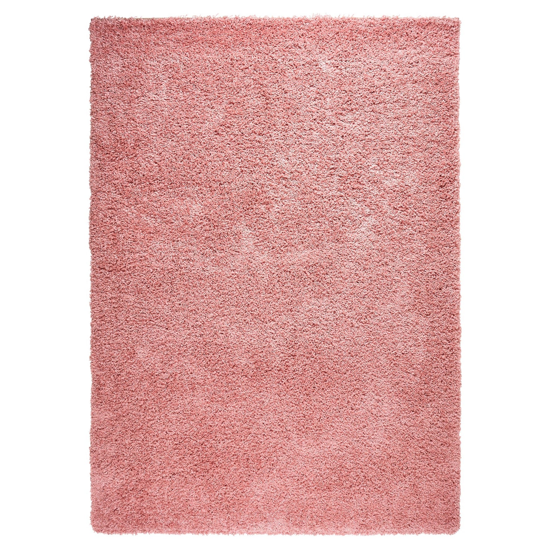 Rose Pink Thick Shaggy Rug - California - Bargainia.com - 