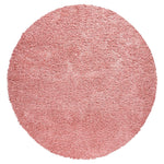 Rose Pink Thick Shaggy Rug - California - Bargainia.com - 