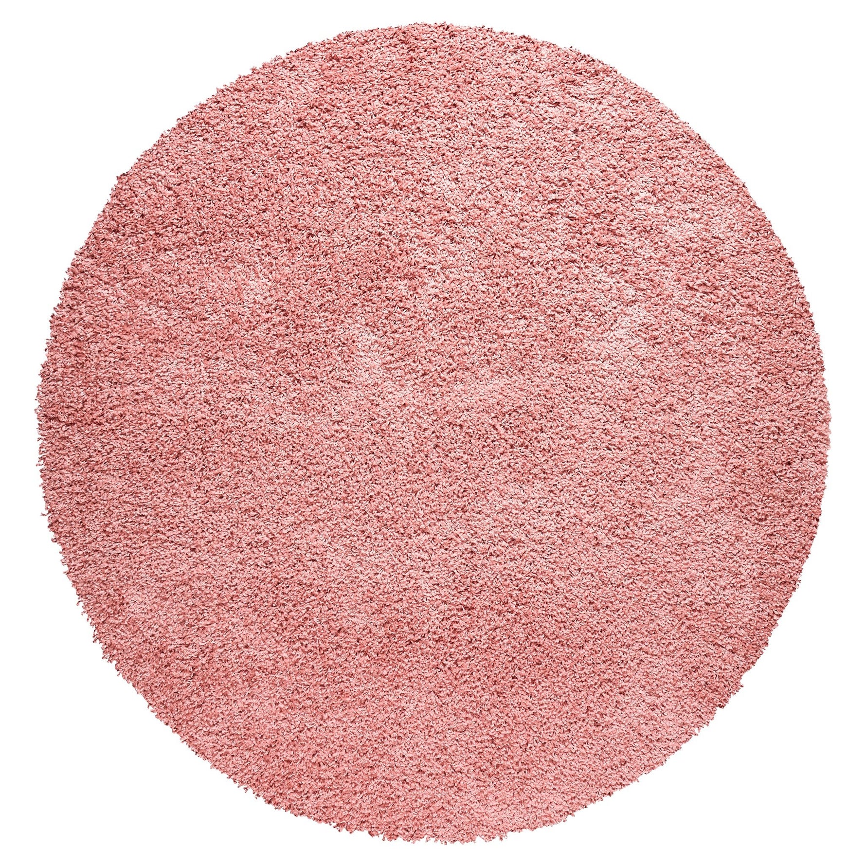 Rose Pink Thick Shaggy Rug - California - Bargainia.com - 