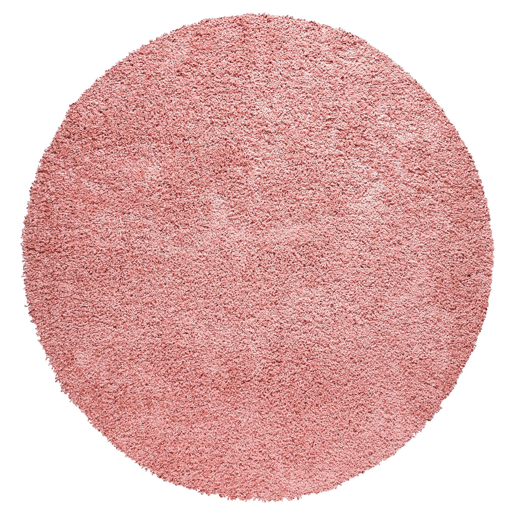Rose Pink Thick Shaggy Rug - California Rugs Rug Masters