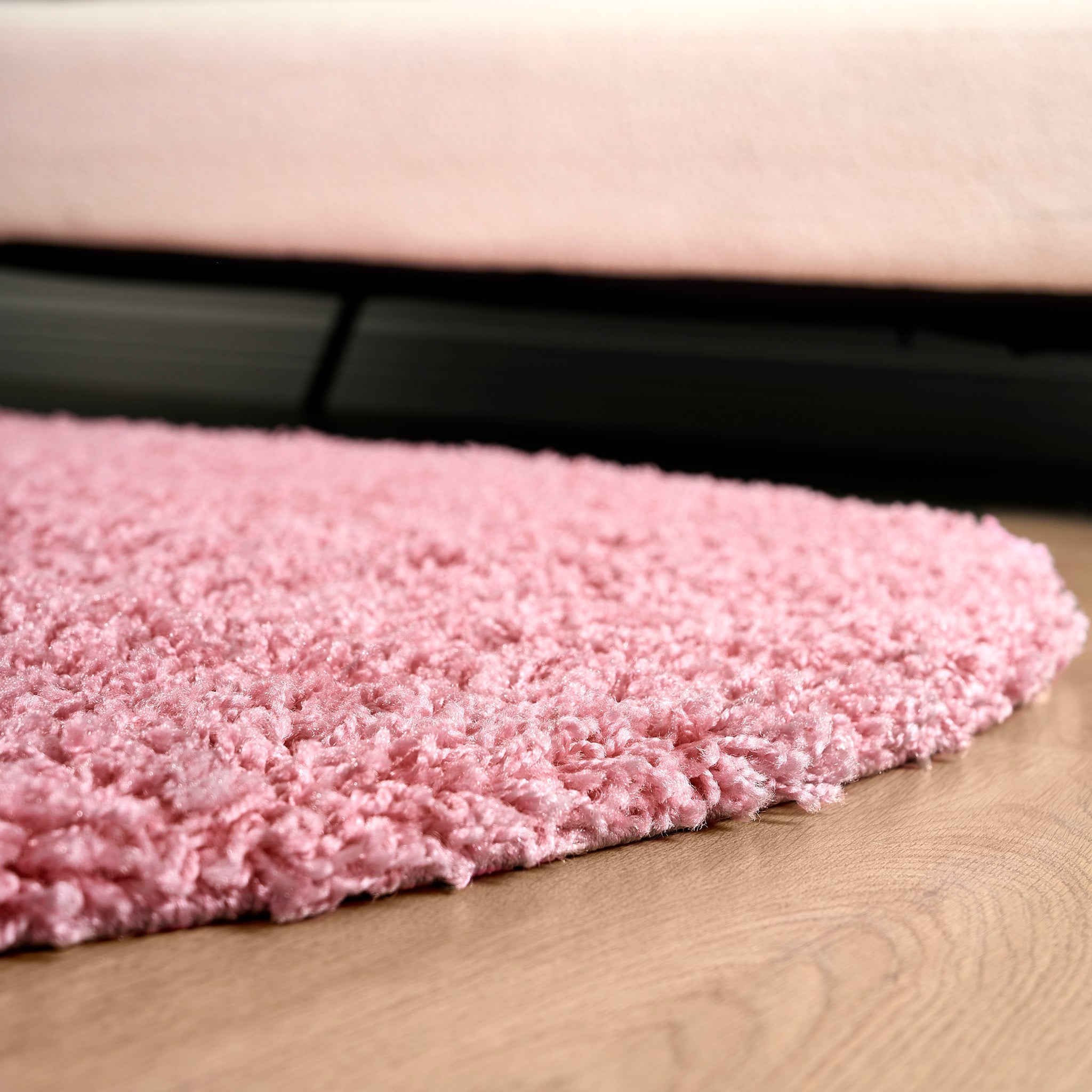 Rose Pink Thick Shaggy Rug - California Rugs Rug Masters