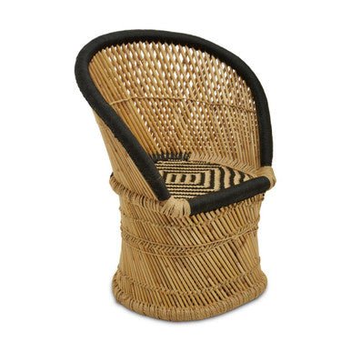 Rowan Natural And Black Chair And Stool - Bargainia.com - 5018705497358
