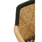 Rowan Two Seater Natural And Black Sofa - Bargainia.com - 