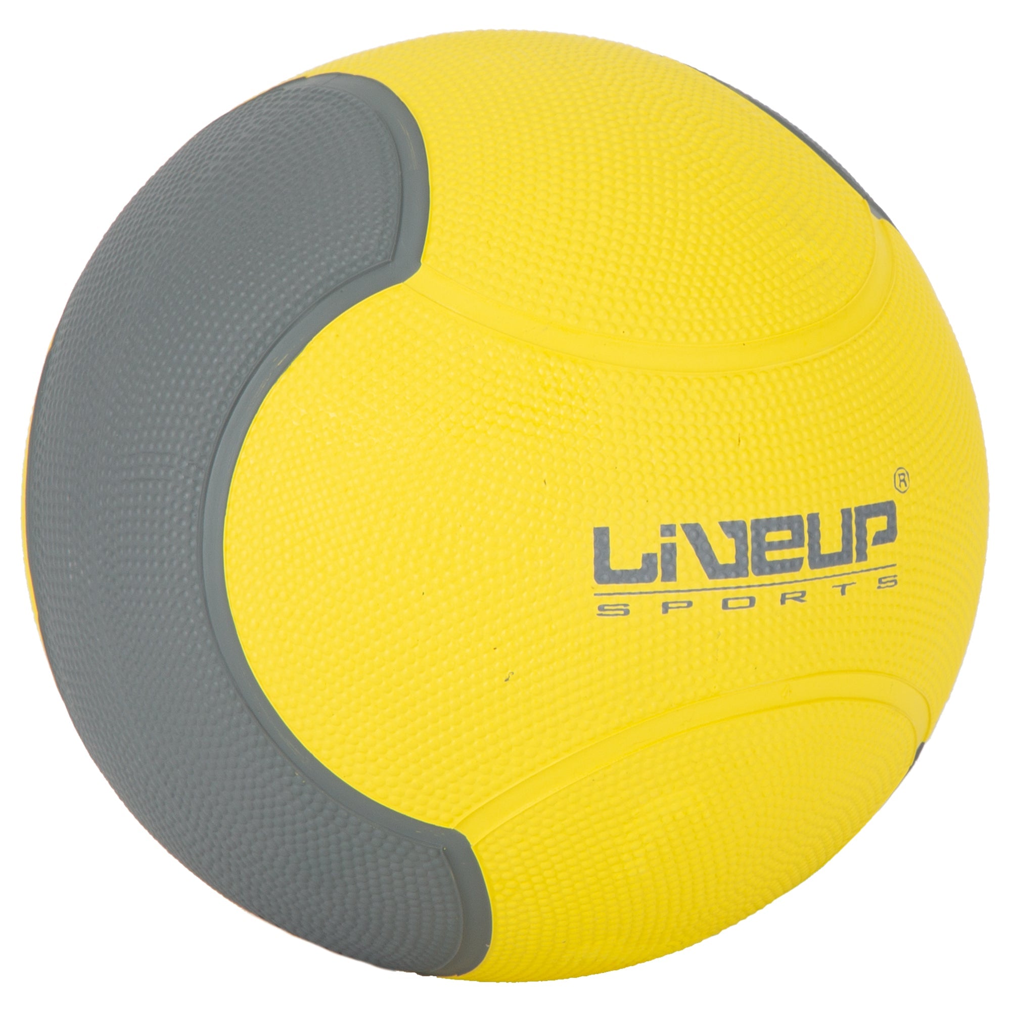 Rubber Medicine Ball - 1KG - Bargainia.com -  - LVPS-LS3006F-01-YLW