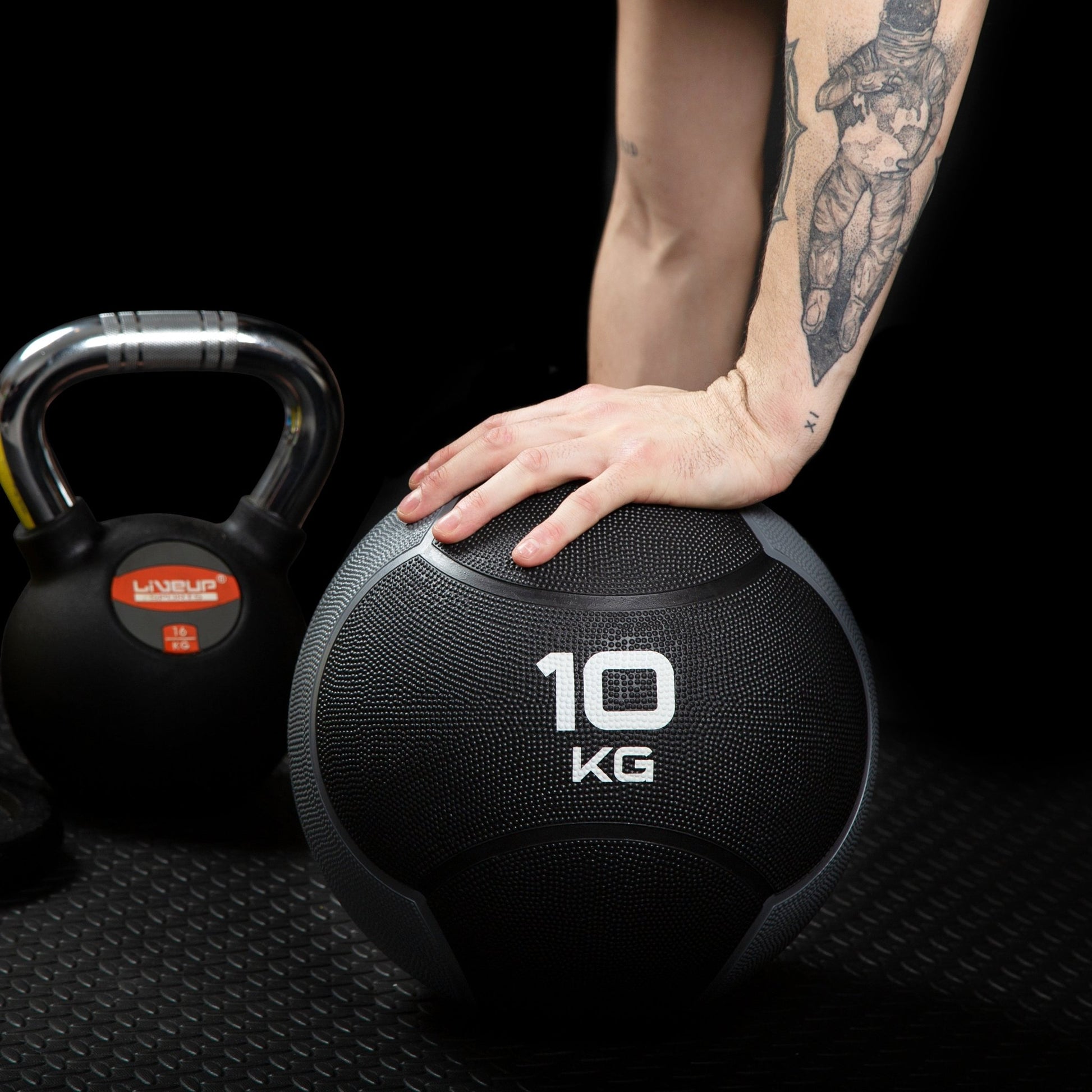 Rubber Medicine Slam Exercise Ball - 10KG Weights Clearance