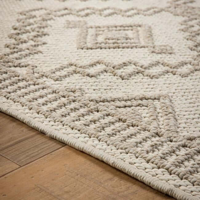 Rustic Rug Diamond Design - Bargainia.com - 5026134639041 - ATLASD_CREAMX_120X170