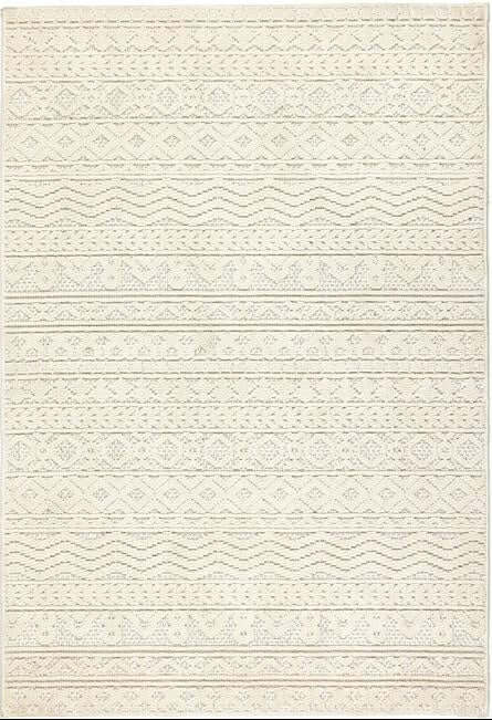 Rustic Rug Geometric Design - Bargainia.com - 5026134639102 - ATLASG_CREAMX_120X170