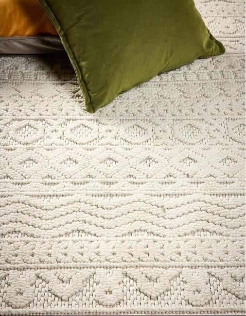 Rustic Rug Geometric Design - Bargainia.com - 5026134639102 - ATLASG_CREAMX_120X170