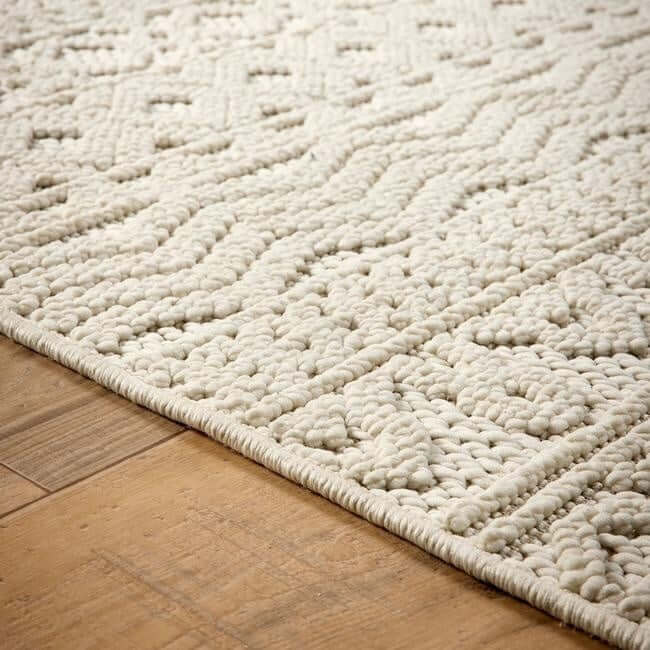Rustic Rug Geometric Design - Bargainia.com - 5026134639102 - ATLASG_CREAMX_120X170