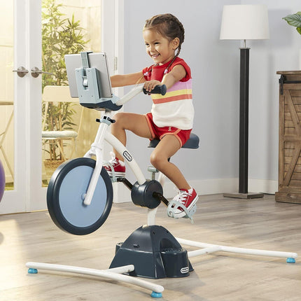 Little Tikes Pelican Explore & Fit Cycle - Exciting Spin Class for Kids with Bluetooth Speaker-50743657917-Bargainia.com