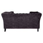 Sabrina Two Seat Grey Velvet Sofa - Bargainia.com - 