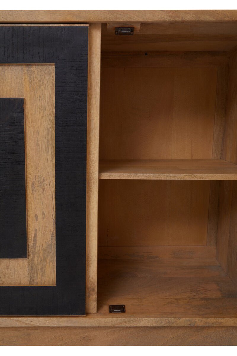 Salem 4 Door Mango Wood Sideboard - Bargainia.com - 5018705983547