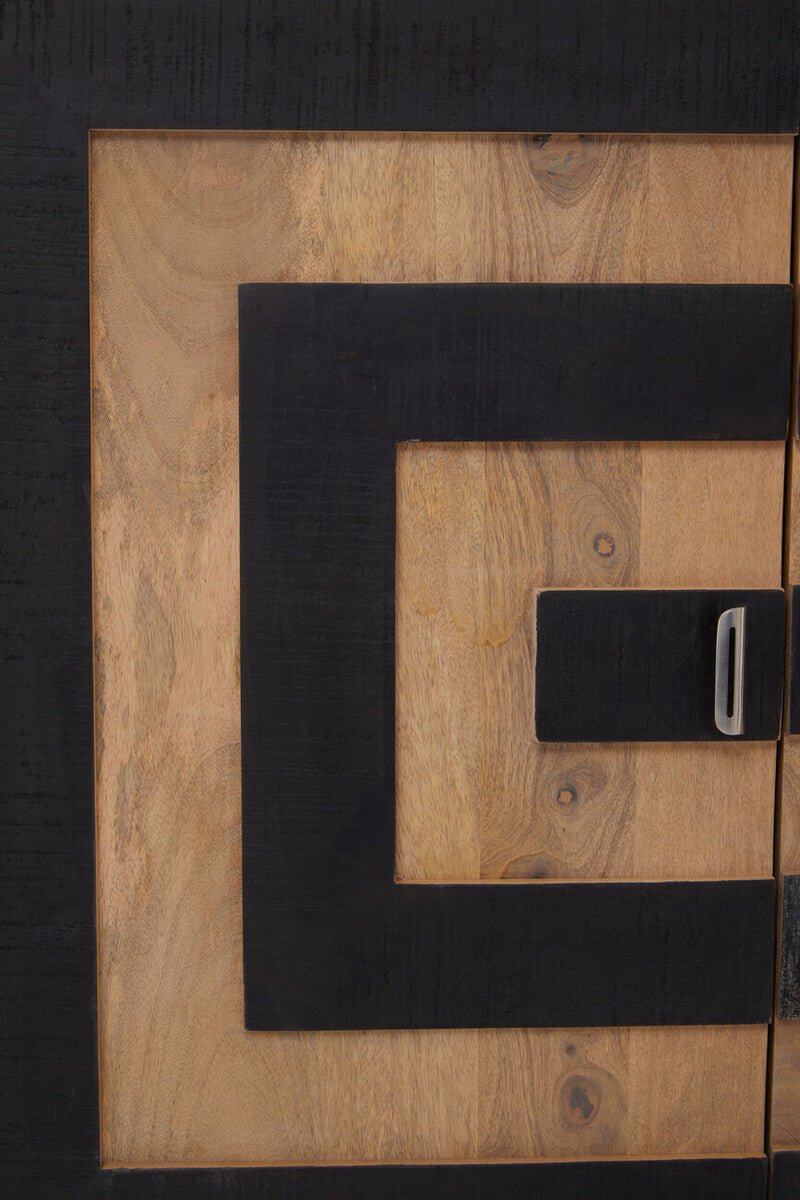 Salem 4 Door Mango Wood Sideboard - Bargainia.com - 5018705983547