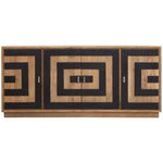 Salem 4 Door Mango Wood Sideboard - Bargainia.com - 5018705983547