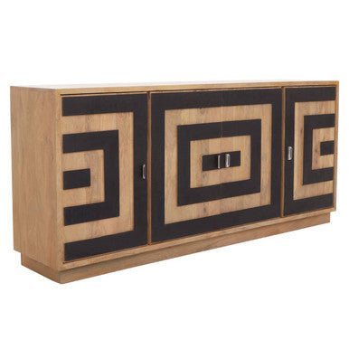 Salem 4 Door Mango Wood Sideboard - Bargainia.com - 5018705983547