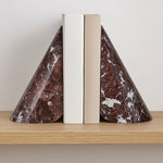 Salmo Set Of Two Red Marble Bookends - Bargainia.com - 5018705995762