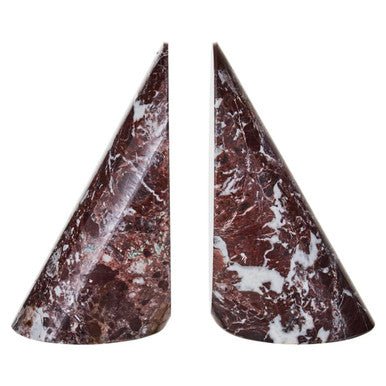 Salmo Set Of Two Red Marble Bookends - Bargainia.com - 5018705995762