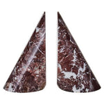 Salmo Set Of Two Red Marble Bookends - Bargainia.com - 5018705995762