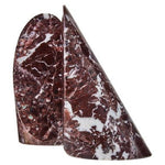 Salmo Set Of Two Red Marble Bookends - Bargainia.com - 5018705995762