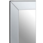 Sana Small Rectangular Wall Mirror with Bevelled Frame - Bargainia.com - 5018705977515