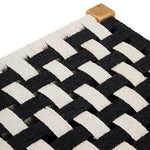 Satna Black And White Jute Bench - Bargainia.com - 5063227013647