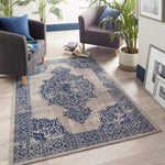 Saville Grey/Blue Vintage Rug - Bargainia.com - 