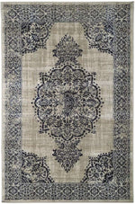 Saville Grey/Blue Vintage Rug - Bargainia.com - 