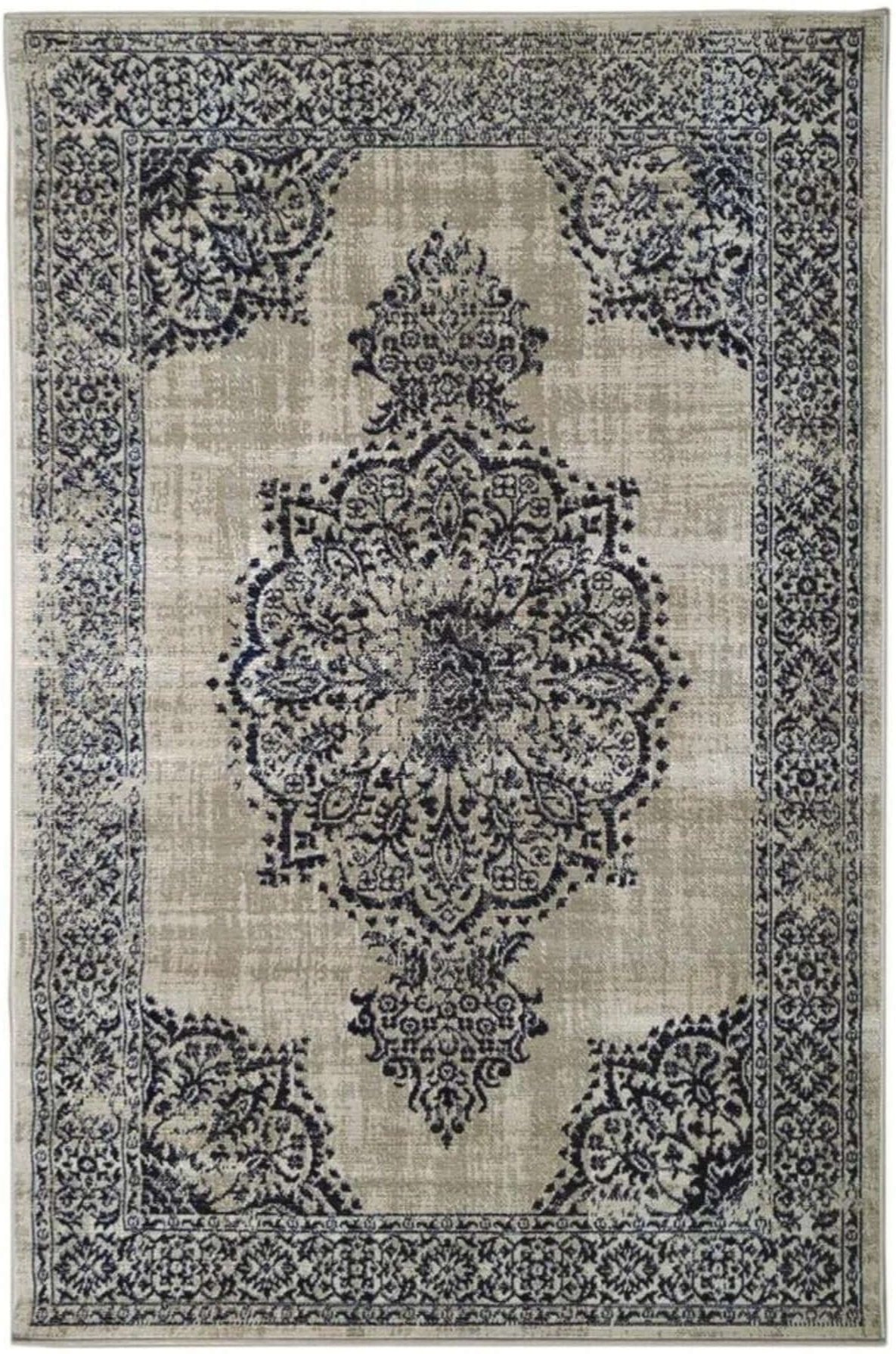 Saville Grey/Blue Vintage Rug - Bargainia.com - 