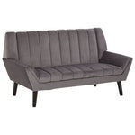 Savina 2 Seat Grey Sofa - Bargainia.com - 
