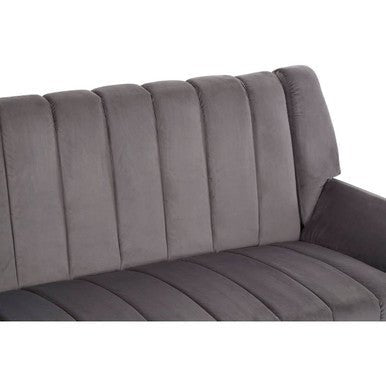 Savina 2 Seat Grey Sofa - Bargainia.com - 