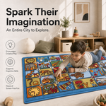 Tapis de jeu antidérapant pour chambre d'enfant, motif alphabet