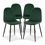 Ron Dining Chair - Emerald Green Velvet