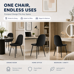 Ron Dining Chair - Black Velvet