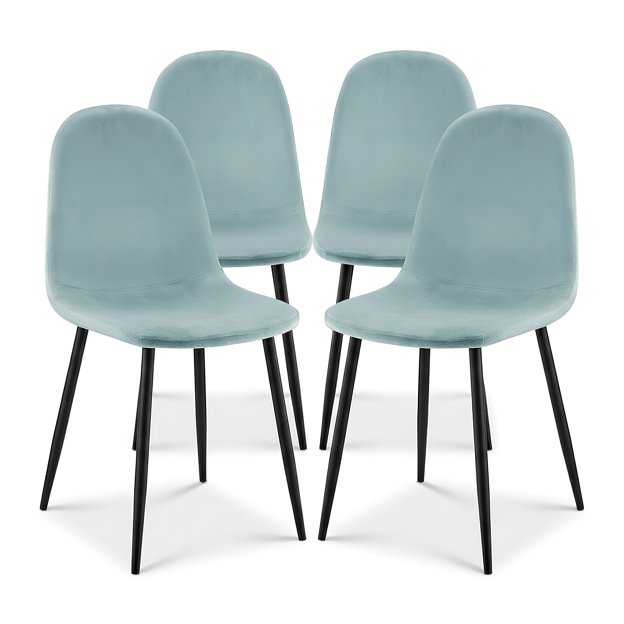 Ron Dining Chair - Velvet Blue