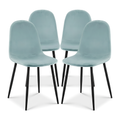 Ron Dining Chair - Velvet Blue