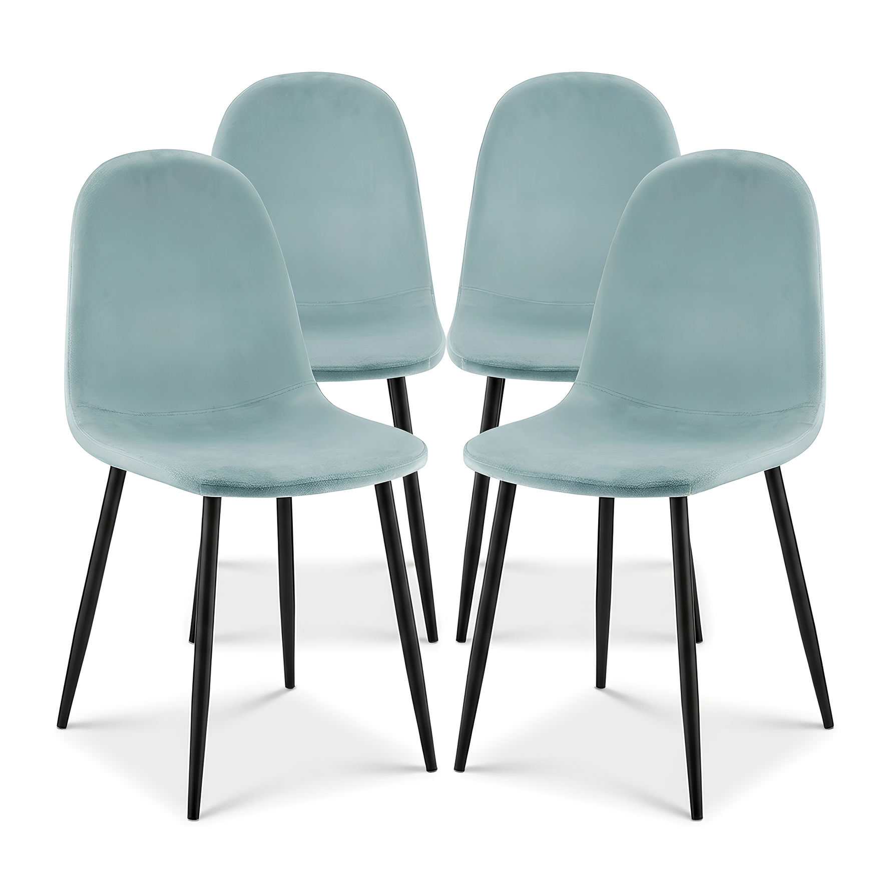 Ron Dining Chair - Velvet Blue