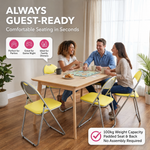 Candy Folding Chair - Yellow